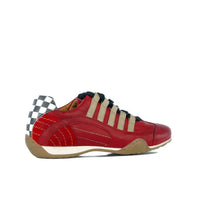 Men's Racing Sneaker in Corsa Rosso (Red and Sand)