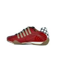 Men's Racing Sneaker in Corsa Rosso (Red and Sand)