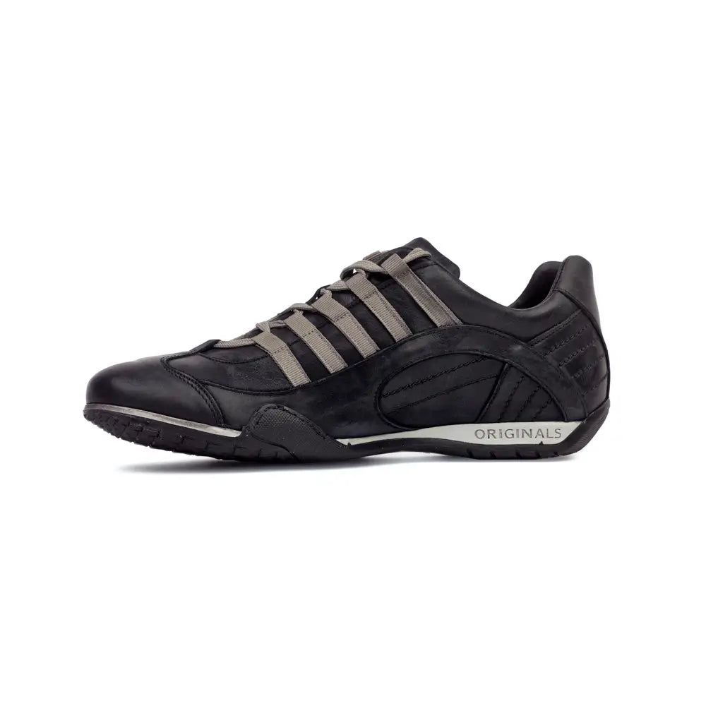 Men's GrandPrix Sneaker in Asphalt (Black and Gray)