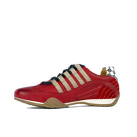 Men's Racing Sneaker in Corsa Rosso (Red and Sand)