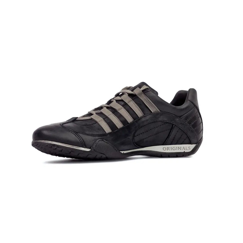 Men's GrandPrix Sneaker in Asphalt (Black and Gray)