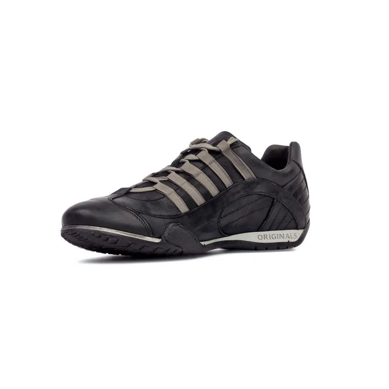 Men's GrandPrix Sneaker in Asphalt (Black and Gray)