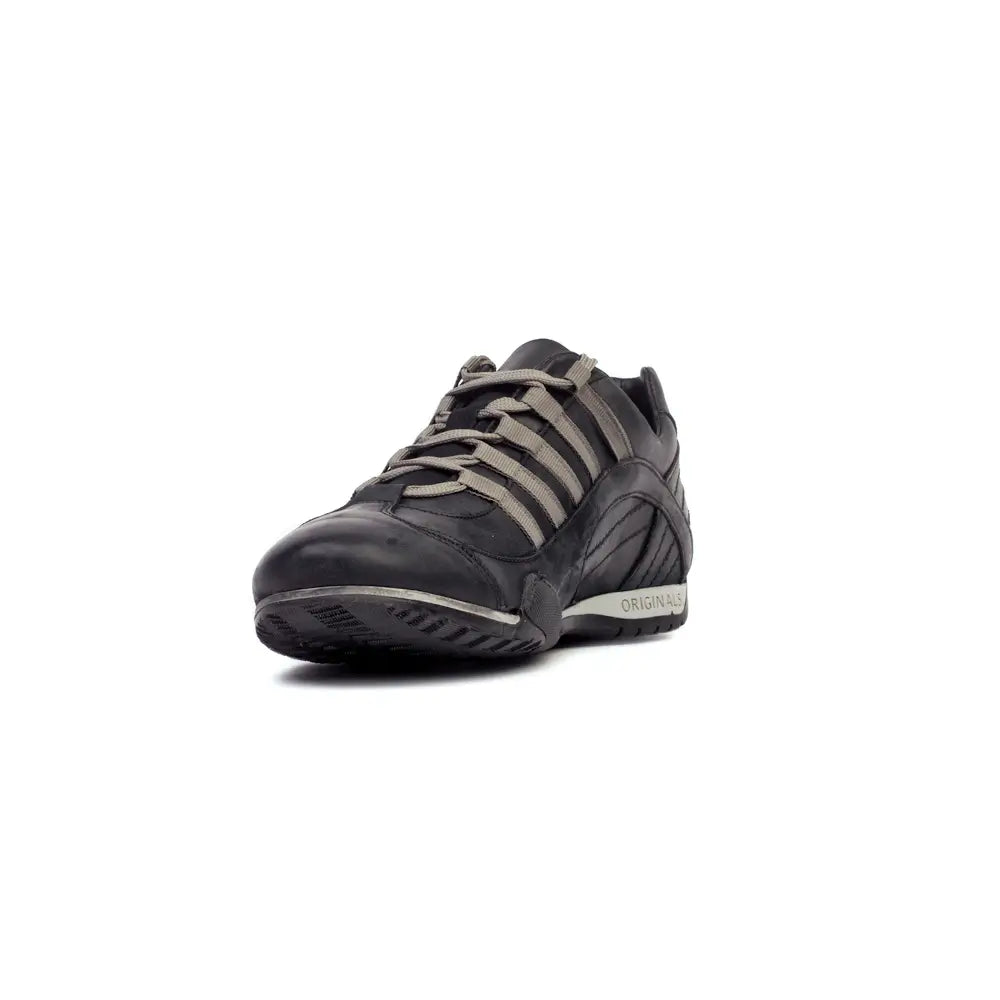 Men's GrandPrix Sneaker in Asphalt (Black and Gray)