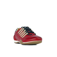 Men's Racing Sneaker in Corsa Rosso (Red and Sand)