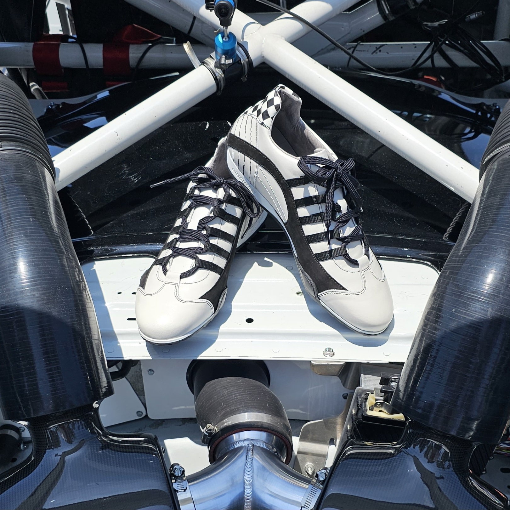 Checkered flag outlet sneakers