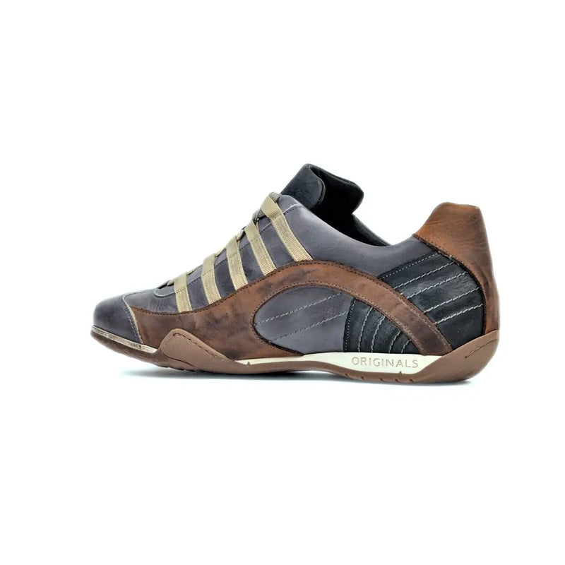 Men's GrandPrix Sneaker in Beach Club (Faded Navy and Brown)