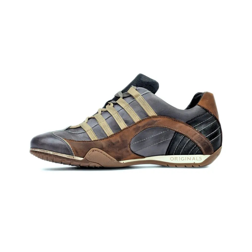 Men's GrandPrix Sneaker in Beach Club (Faded Navy and Brown)