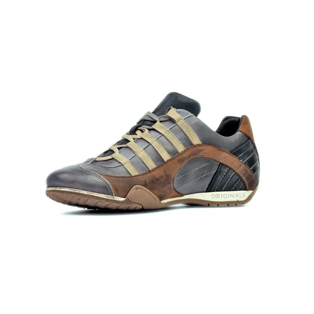 Men's GrandPrix Sneaker in Beach Club (Faded Navy and Brown)