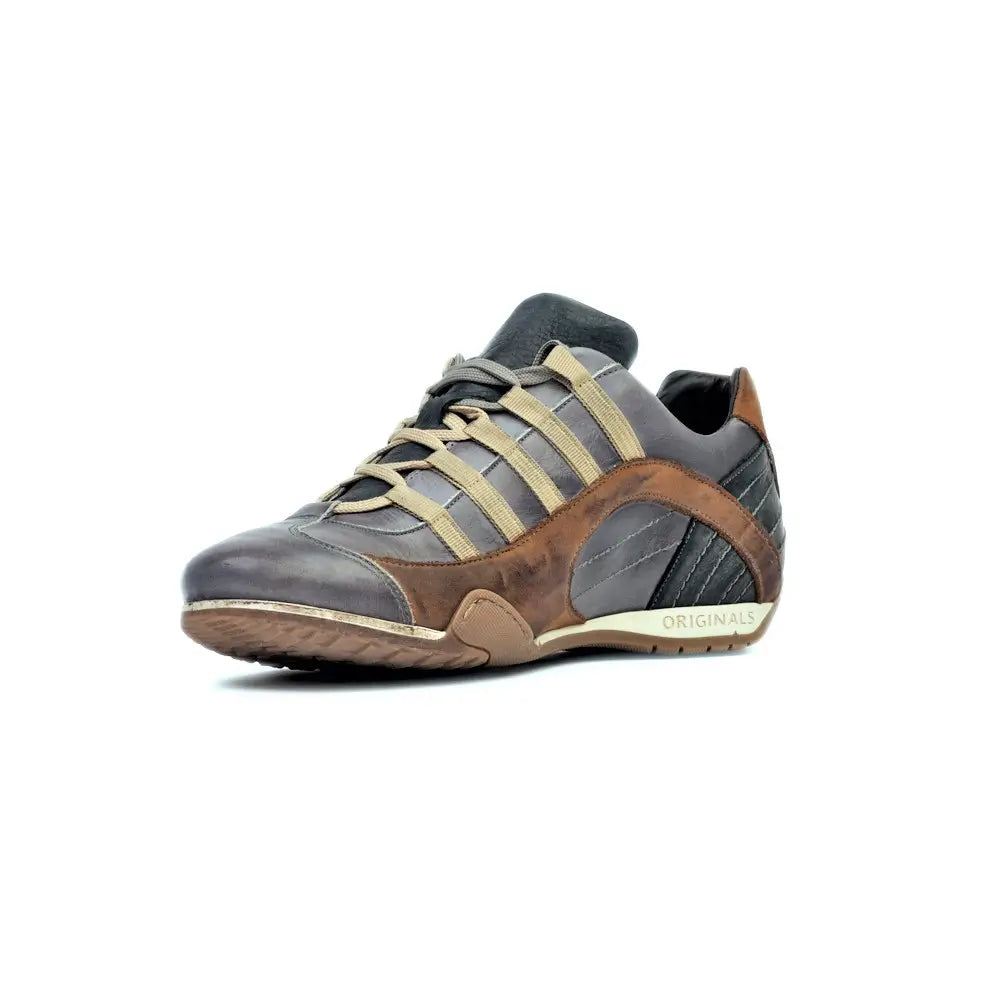 Men's GrandPrix Sneaker in Beach Club (Faded Navy and Brown)