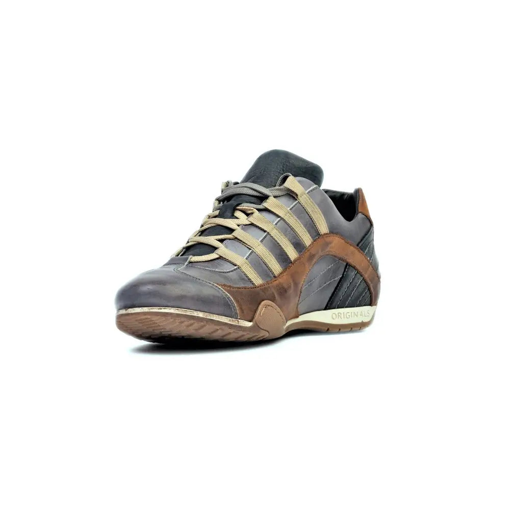 Men's GrandPrix Sneaker in Beach Club (Faded Navy and Brown)