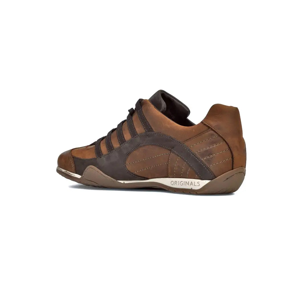 Men's GrandPrix Sneaker in Cognac (Medium and Dark Browns)