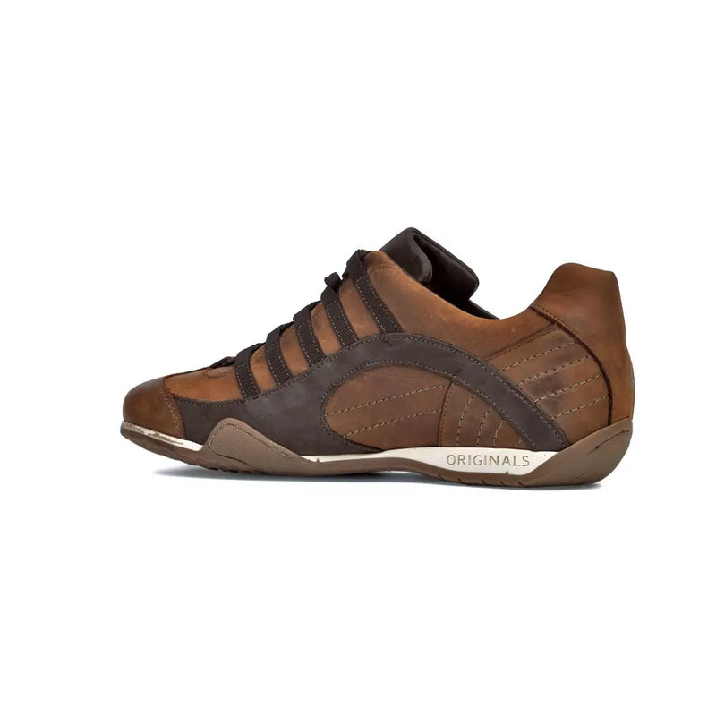 Men's GrandPrix Sneaker in Cognac (Medium and Dark Browns)