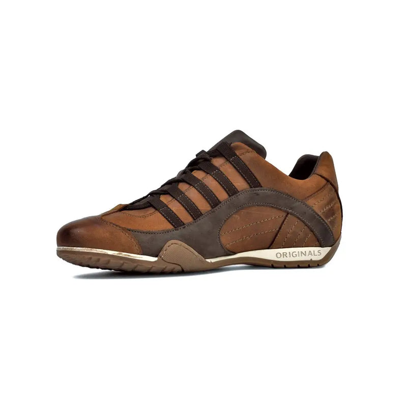 Men's GrandPrix Sneaker in Cognac (Medium and Dark Browns)