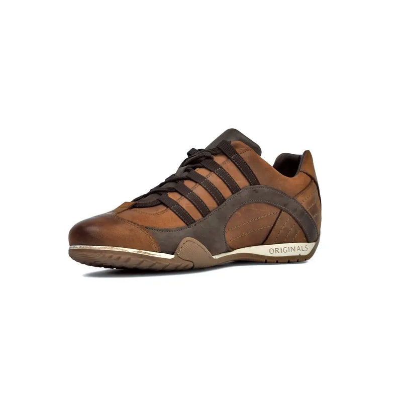 Men's GrandPrix Sneaker in Cognac (Medium and Dark Browns)