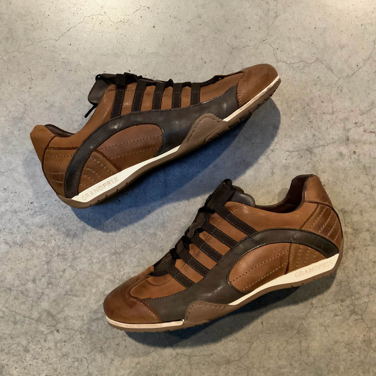 Men's GrandPrix Sneaker in Cognac (Medium and Dark Browns)