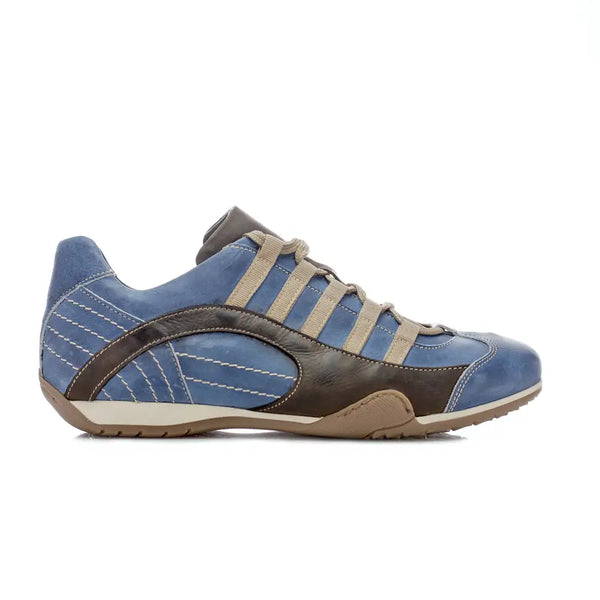 Men's GrandPrix Sneaker in Laguna Seca (Ocean Blue and Sand)