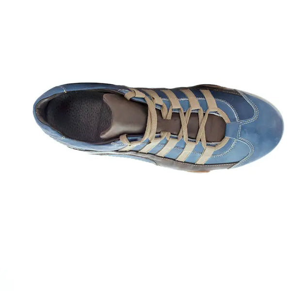 Men's GrandPrix Sneaker in Laguna Seca (Ocean Blue and Sand)