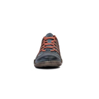 Men's GrandPrix Sneaker in Monza Indigo (Navy and Orange)