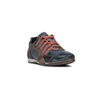 Men's GrandPrix Sneaker in Monza Indigo (Navy and Orange)