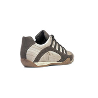 Men's GrandPrix Sneaker in Off White (Chalk and Dark Brown)