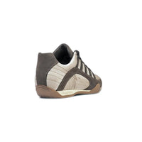 Men's GrandPrix Sneaker in Off White (Chalk and Dark Brown)