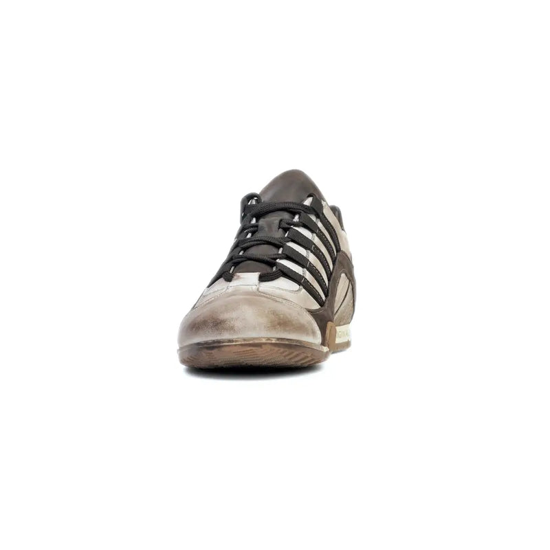 Men's GrandPrix Sneaker in Off White (Chalk and Dark Brown)