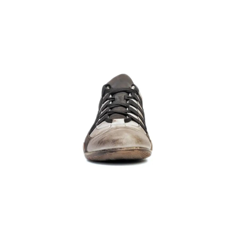 Men's GrandPrix Sneaker in Off White (Chalk and Dark Brown)