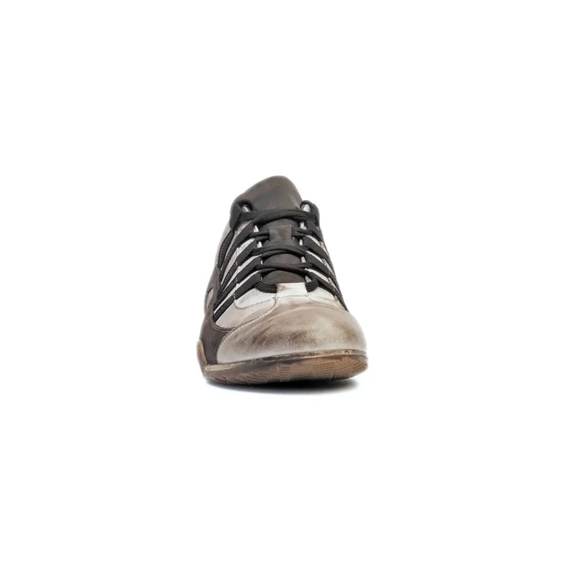 Men's GrandPrix Sneaker in Off White (Chalk and Dark Brown)