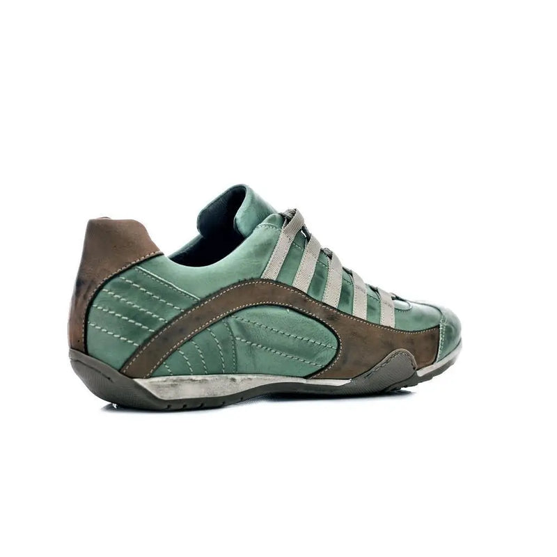 Men's GrandPrix Sneaker in Verdolino (Green and Sand)