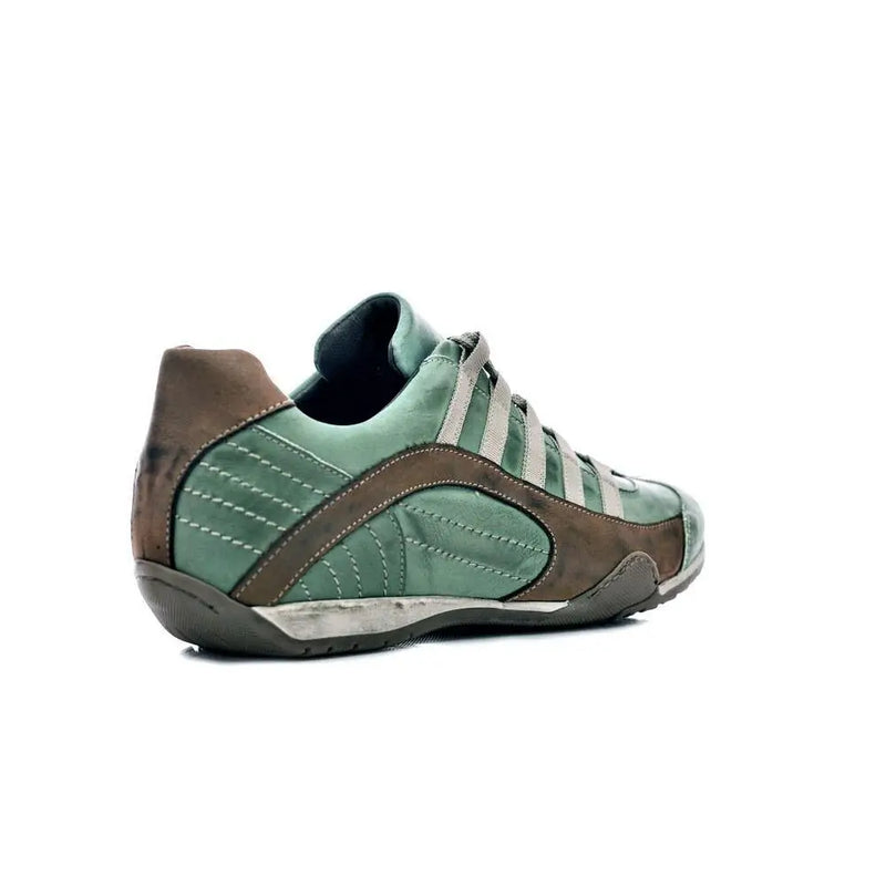 Men's GrandPrix Sneaker in Verdolino (Green and Sand)