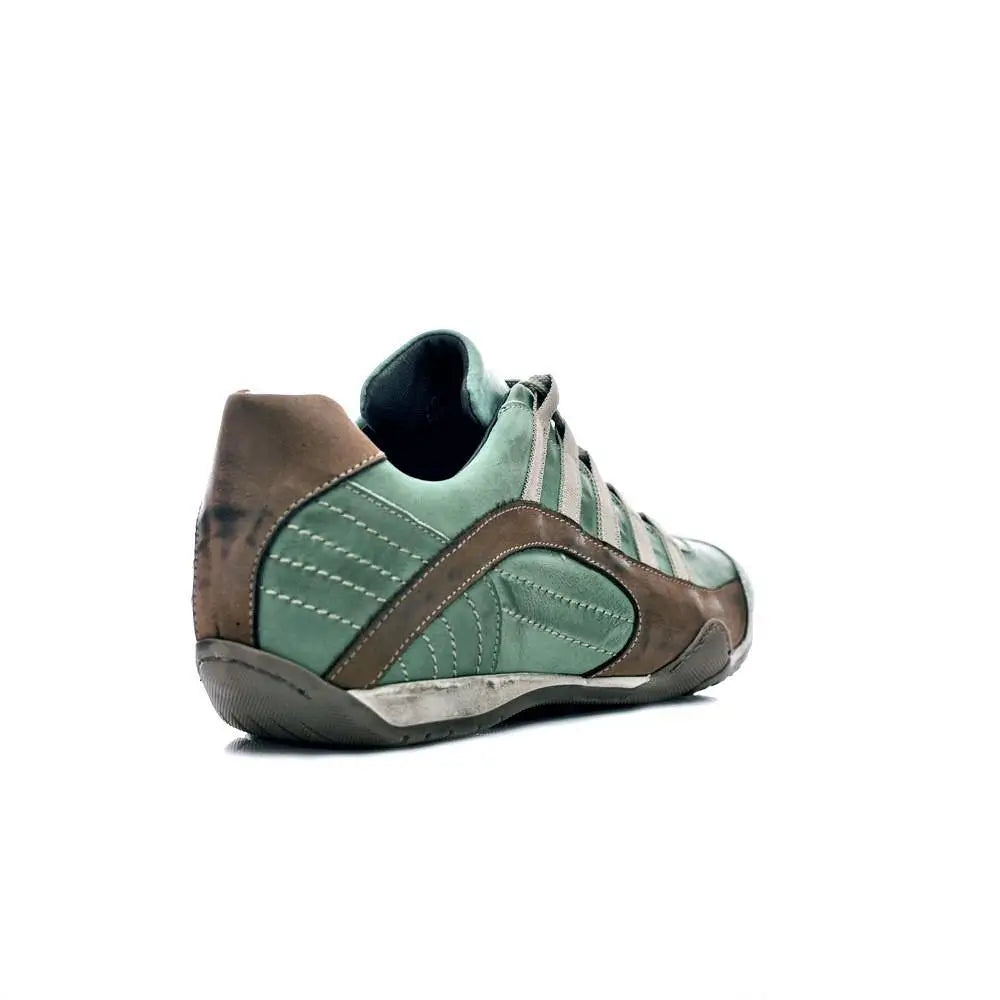 Men's GrandPrix Sneaker in Verdolino (Green and Sand)