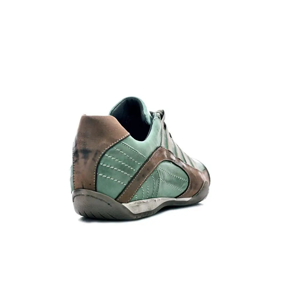 Men's GrandPrix Sneaker in Verdolino (Green and Sand)