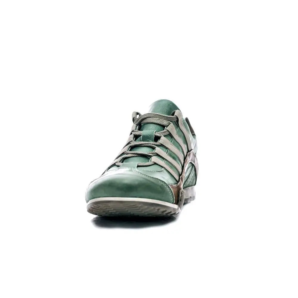 Men's GrandPrix Sneaker in Verdolino (Green and Sand)