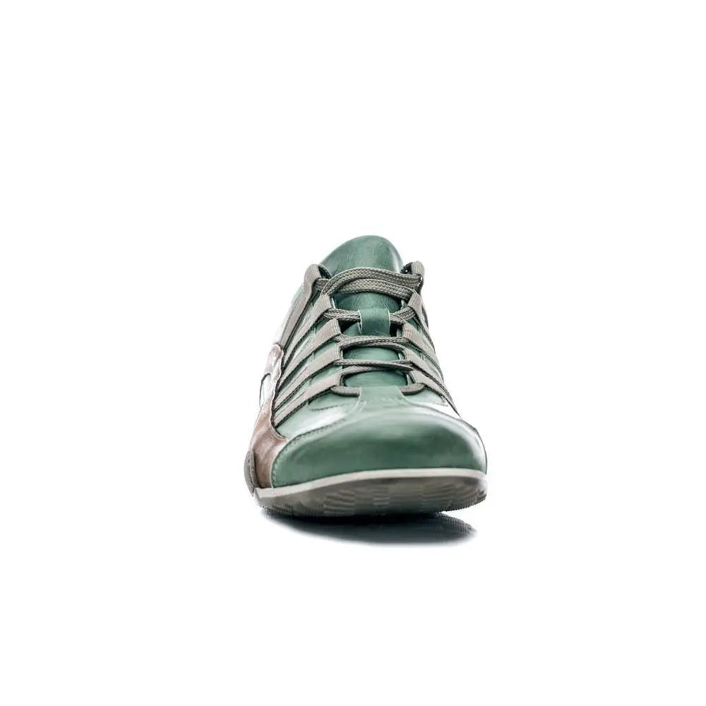 Men's GrandPrix Sneaker in Verdolino (Green and Sand)