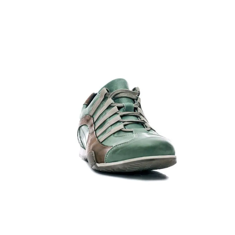 Men's GrandPrix Sneaker in Verdolino (Green and Sand)