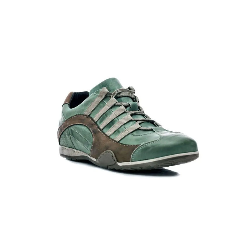 Men's GrandPrix Sneaker in Verdolino (Green and Sand)