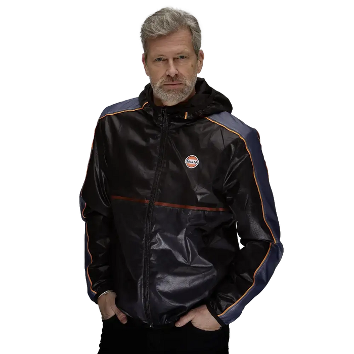 Gulf Carbon Ultralight Hooded Jacket in Black