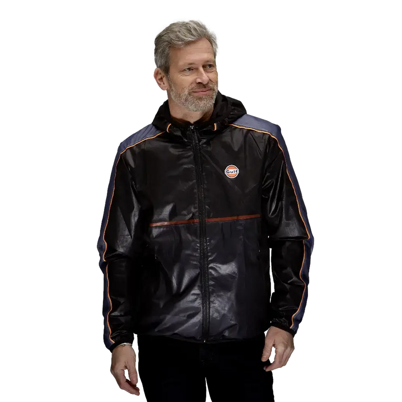 Gulf Carbon Ultralight Hooded Jacket in Black