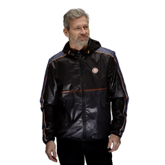 Gulf Carbon Ultralight Hooded Jacket in Black