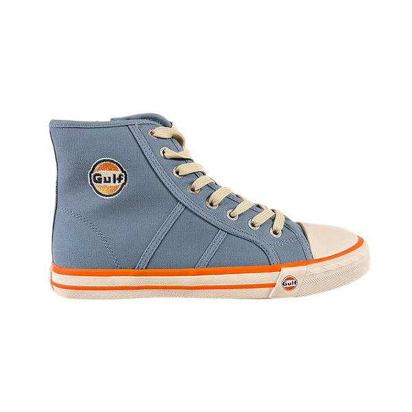 Men's Gulf High-Top Canvas Sneakers in Gulf Blue