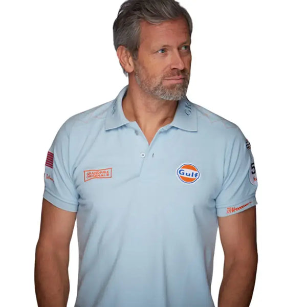 Gulf MD Polo in Gulf Blue