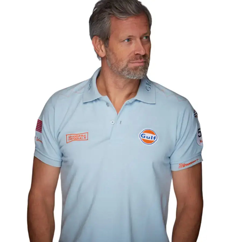 Gulf MD Polo in Gulf Blue