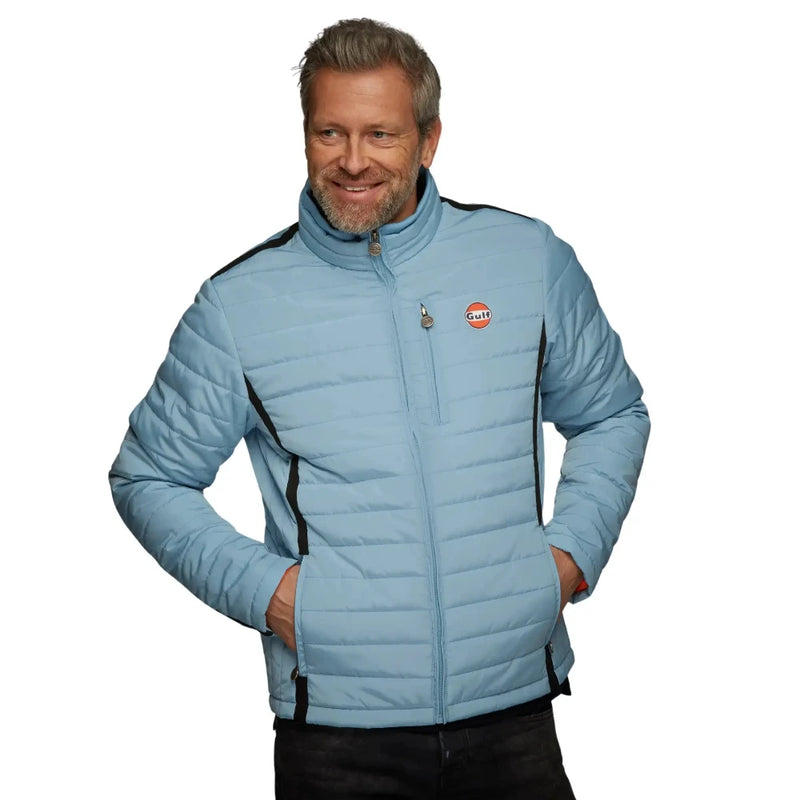 Gulf Performance Puffer Jacket in Sky Blue