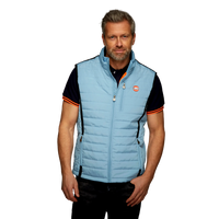 Gulf Performance Puffer Vest in Sky Blue