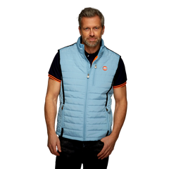 Gulf Performance Puffer Vest in Sky Blue