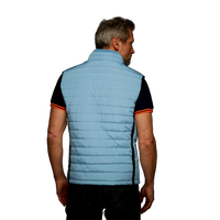 Gulf Performance Puffer Vest in Sky Blue