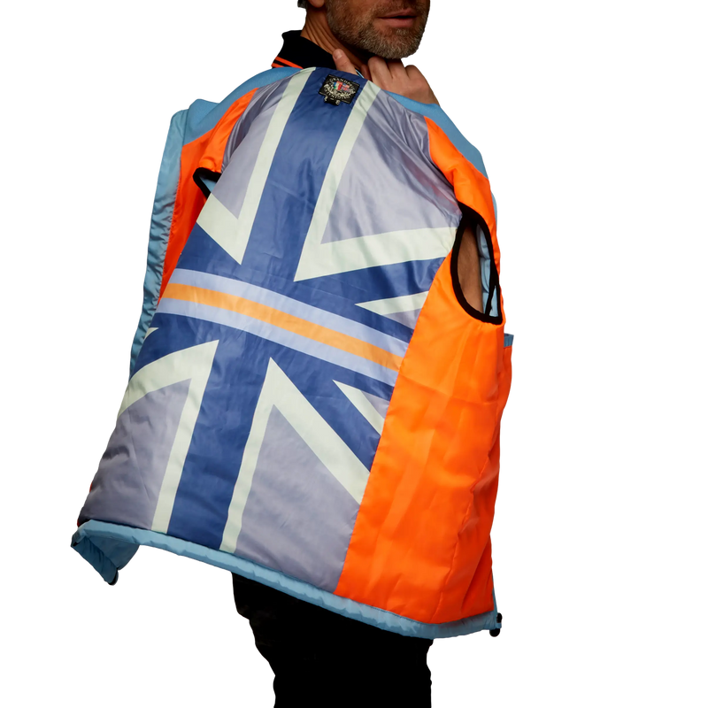 Gulf Performance Puffer Vest in Sky Blue