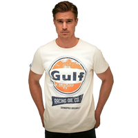 Gulf Racing Oil T-Shirt in Cream