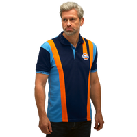 Gulf Racing Team Polo in Navy