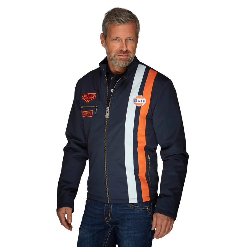 Gulf Roadmaster Cotton Jacket in Navy